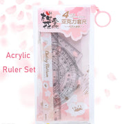 Cherry Acrylic ruler