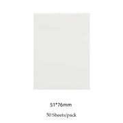 50 Sheets white