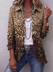 Yellow leopard print
